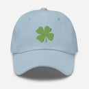 Four-Leaf Clover (Lime) Embroidered Golf Hat with Adjustable Strap by ReadyGOLF