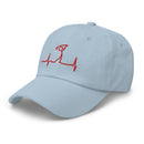 Golf EKG Embroidered Golf Hat with Adjustable Strap by ReadyGOLF