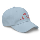 Golf EKG Embroidered Golf Hat with Adjustable Strap by ReadyGOLF