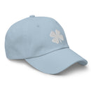 Four-Leaf Clover (White) Embroidered Golf Hat with Adjustable Strap by ReadyGOLF