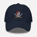 Pirate Embroidered Golf Hat with Adjustable Strap by ReadyGOLF
