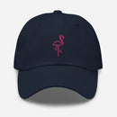 Neon Flamingo Embroidered Golf Hat with Adjustable Strap by ReadyGOLF