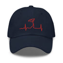 Golf EKG Embroidered Golf Hat with Adjustable Strap by ReadyGOLF