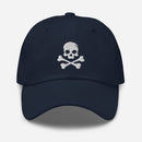 Skull & Crossbones Embroidered Golf Hat with Adjustable Strap by ReadyGOLF