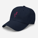 Neon Flamingo Embroidered Golf Hat with Adjustable Strap by ReadyGOLF