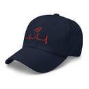 Golf EKG Embroidered Golf Hat with Adjustable Strap by ReadyGOLF
