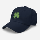 Four-Leaf Clover (Lime) Embroidered Golf Hat with Adjustable Strap by ReadyGOLF