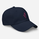 Neon Flamingo Embroidered Golf Hat with Adjustable Strap by ReadyGOLF