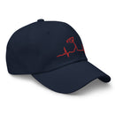 Golf EKG Embroidered Golf Hat with Adjustable Strap by ReadyGOLF