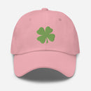 Four-Leaf Clover (Lime) Embroidered Golf Hat with Adjustable Strap by ReadyGOLF