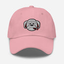 Cigar Smoking Bulldog Embroidered Golf Hat with Adjustable Strap by ReadyGOLF