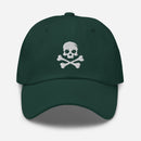 Skull & Crossbones Embroidered Golf Hat with Adjustable Strap by ReadyGOLF