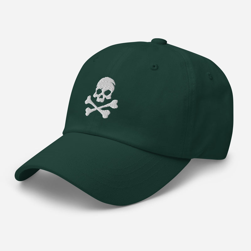 Skull & Crossbones Embroidered Golf Hat with Adjustable Strap by ReadyGOLF