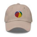 Beach Ball Embroidered Golf Hat with Adjustable Strap by ReadyGOLF