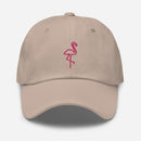 Neon Flamingo Embroidered Golf Hat with Adjustable Strap by ReadyGOLF