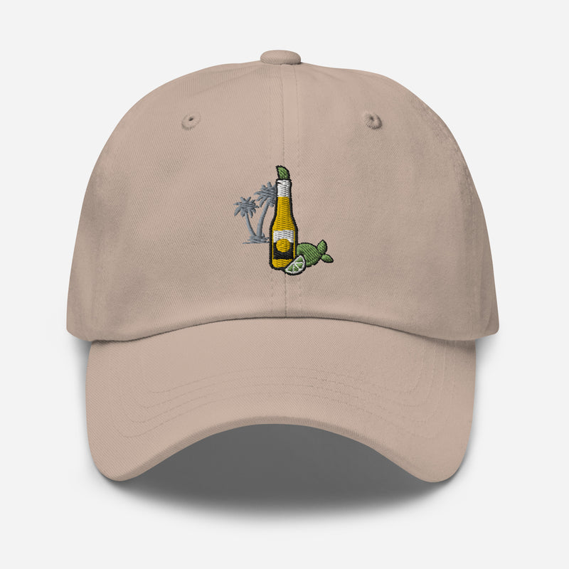 Beer O'Clock Somewhere Embroidered Golf Hat with Adjustable Strap by ReadyGOLF