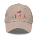 Golf EKG Embroidered Golf Hat with Adjustable Strap by ReadyGOLF