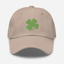 Four-Leaf Clover (Lime) Embroidered Golf Hat with Adjustable Strap by ReadyGOLF