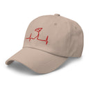 Golf EKG Embroidered Golf Hat with Adjustable Strap by ReadyGOLF