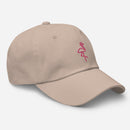 Neon Flamingo Embroidered Golf Hat with Adjustable Strap by ReadyGOLF