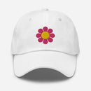 Flower Power Embroidered Golf Hat with Adjustable Strap by ReadyGOLF