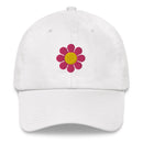 Flower Power Embroidered Golf Hat with Adjustable Strap by ReadyGOLF