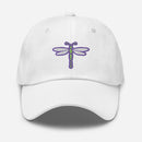 Dragonfly Embroidered Golf Hat with Adjustable Strap by ReadyGOLF