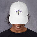 Dragonfly Embroidered Golf Hat with Adjustable Strap by ReadyGOLF