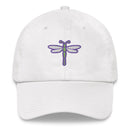 Dragonfly Embroidered Golf Hat with Adjustable Strap by ReadyGOLF