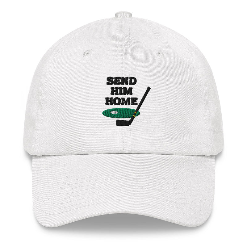 Send Him Home Embroidered Golf Hat with Adjustable Strap by ReadyGOLF