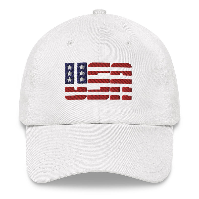 USA Embroidered Golf Hat with Adjustable Strap by ReadyGOLF