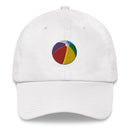 Beach Ball Embroidered Golf Hat with Adjustable Strap by ReadyGOLF