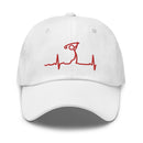 Golf EKG Embroidered Golf Hat with Adjustable Strap by ReadyGOLF