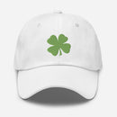 Four-Leaf Clover (Lime) Embroidered Golf Hat with Adjustable Strap by ReadyGOLF