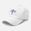 Dragonfly Embroidered Golf Hat with Adjustable Strap by ReadyGOLF