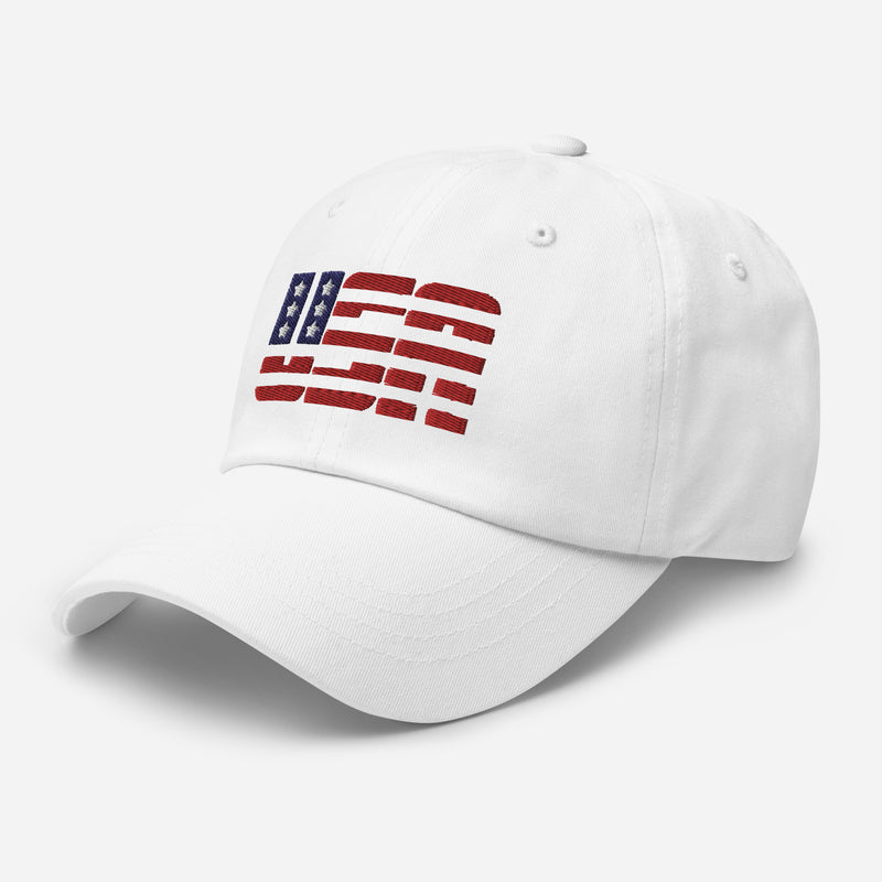 USA Embroidered Golf Hat with Adjustable Strap by ReadyGOLF