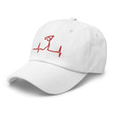 Golf EKG Embroidered Golf Hat with Adjustable Strap by ReadyGOLF