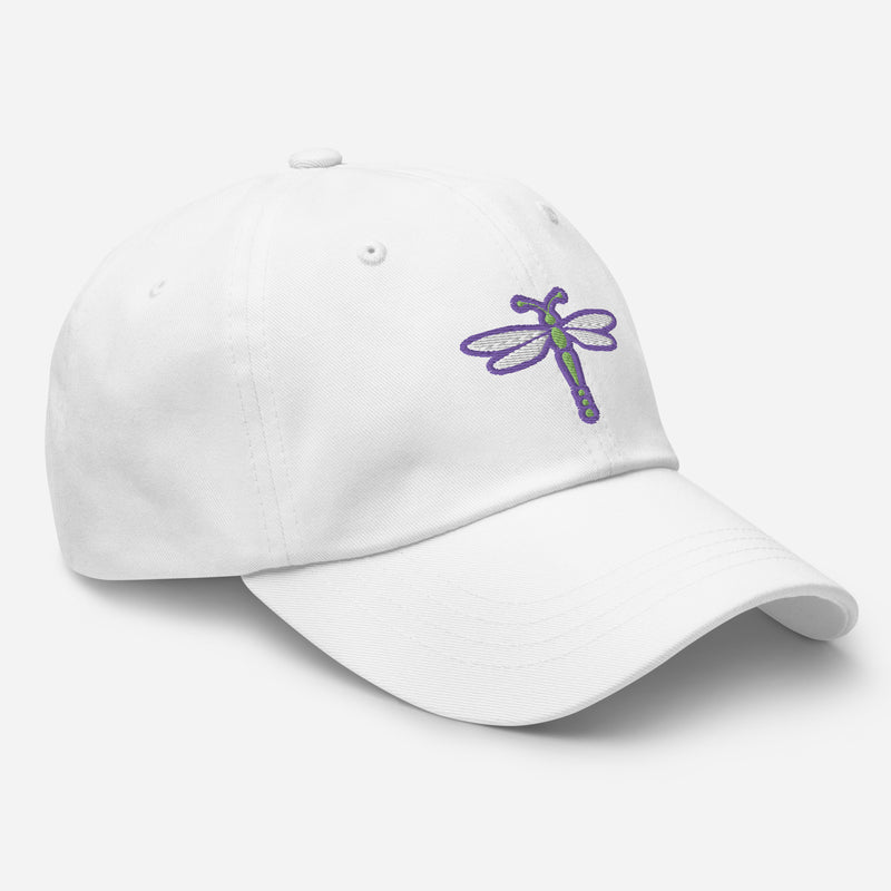 Dragonfly Embroidered Golf Hat with Adjustable Strap by ReadyGOLF