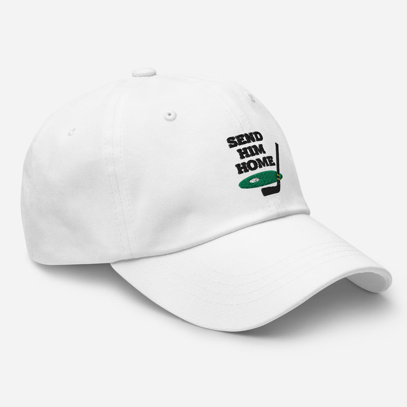 Send Him Home Embroidered Golf Hat with Adjustable Strap by ReadyGOLF