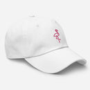 Neon Flamingo Embroidered Golf Hat with Adjustable Strap by ReadyGOLF