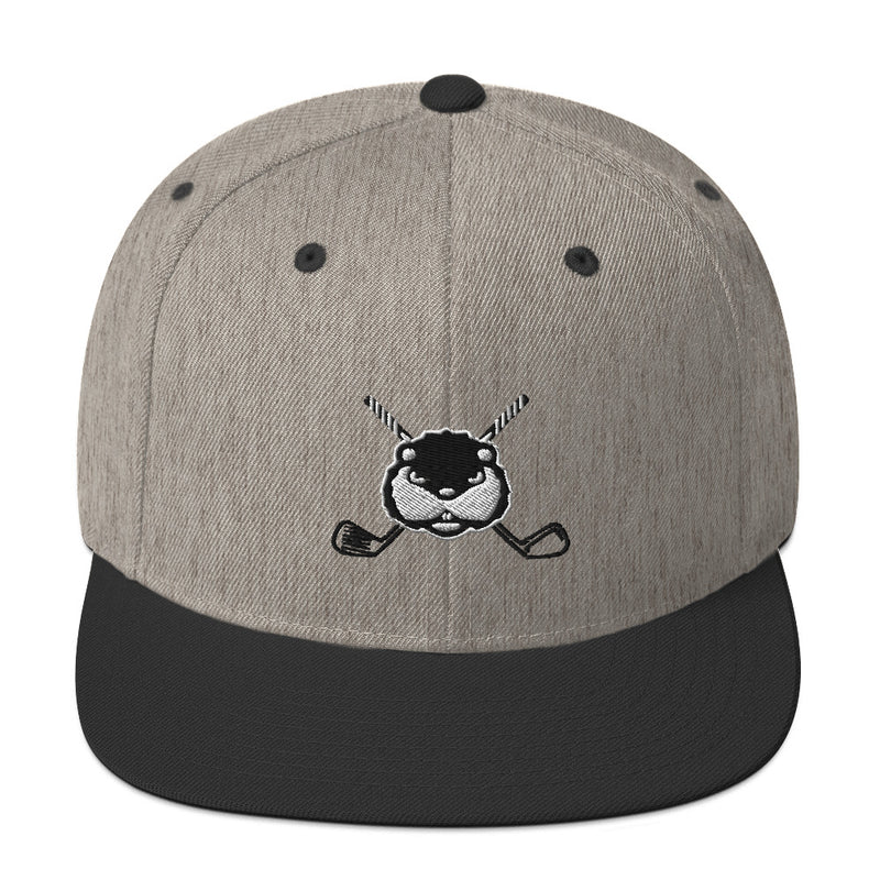 Dancing Gopher (Cross Clubs) Embroidered Snapback Hat