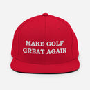 Make Golf Great Again Wool Blend Snapback Embroidered Cap