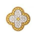 Bonjoc: Ball Marker & Hat Clip - Hera Clover White