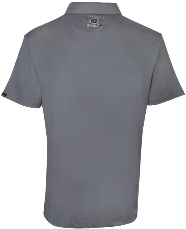 Tattoo Golf: Men's Clubhouse Cool-Stretch Golf Shirt - Charcoal