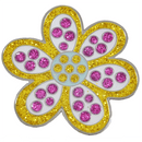 Navika: Glitzy Ball Marker & Hat Clip - Yellow Oopsy Daisy