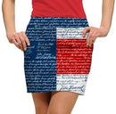 Loudmouth Golf: Women's StretchTech Skort - Declaration of Indepants