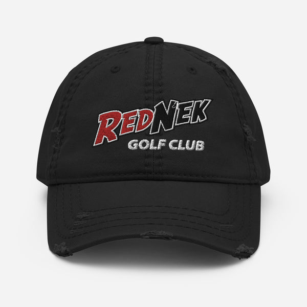 RedNek Golf Club Embroidered Distressed Hat