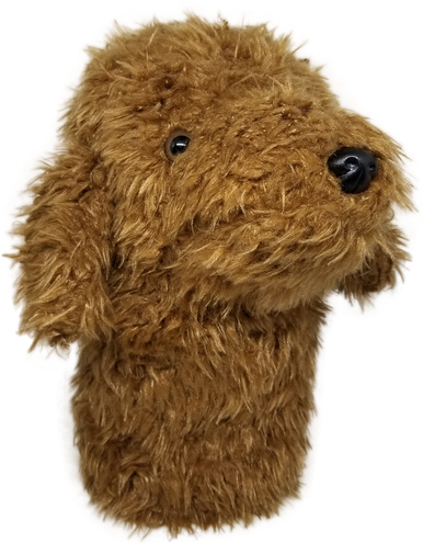 Chocolate Labradoodle Dog Golf Headcover - Driver by ReadyGOLF