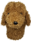 Chocolate Labrador Doodle Dog Golf Headcover - Driver by ReadyGOLF