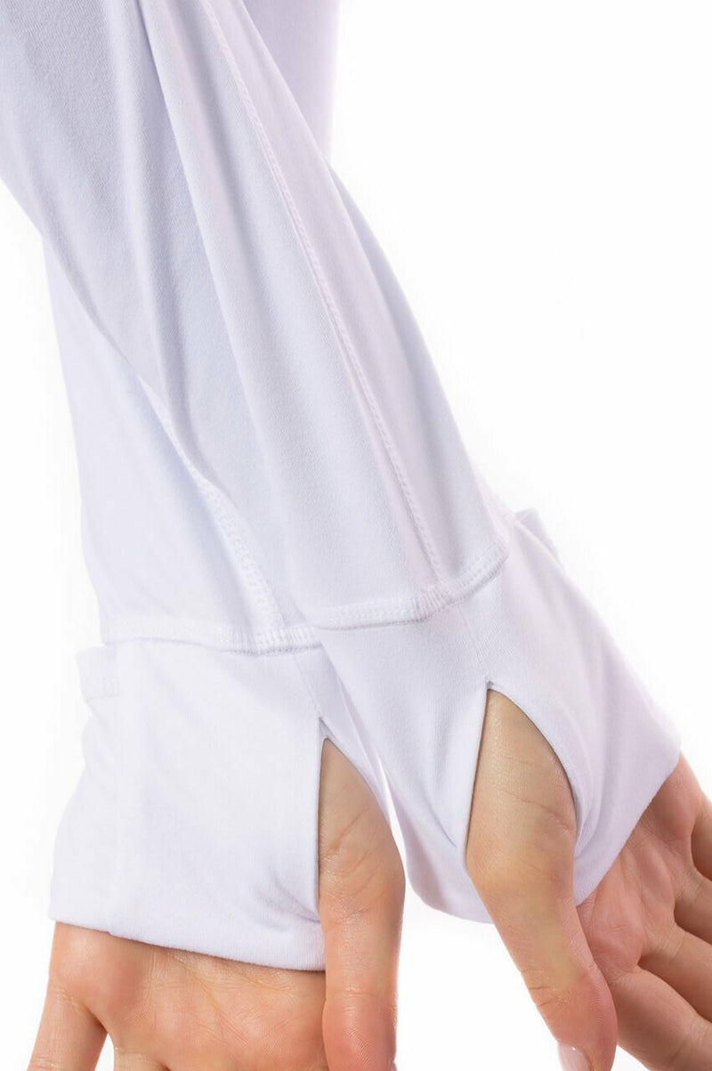 Golftini Women's White Double-Zip Sport Jacket (Size Medium) SALE
